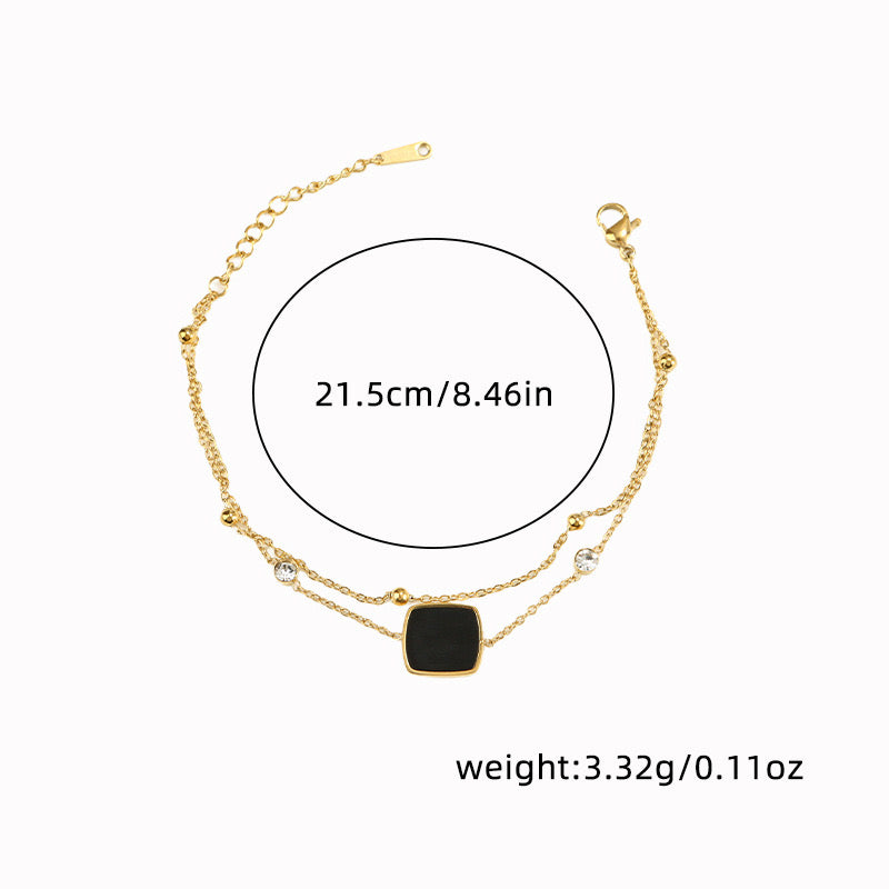 Geometric 18K Gold PVD Stainless Steel Bracelet