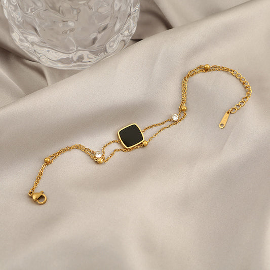 Geometric 18K Gold PVD Stainless Steel Bracelet