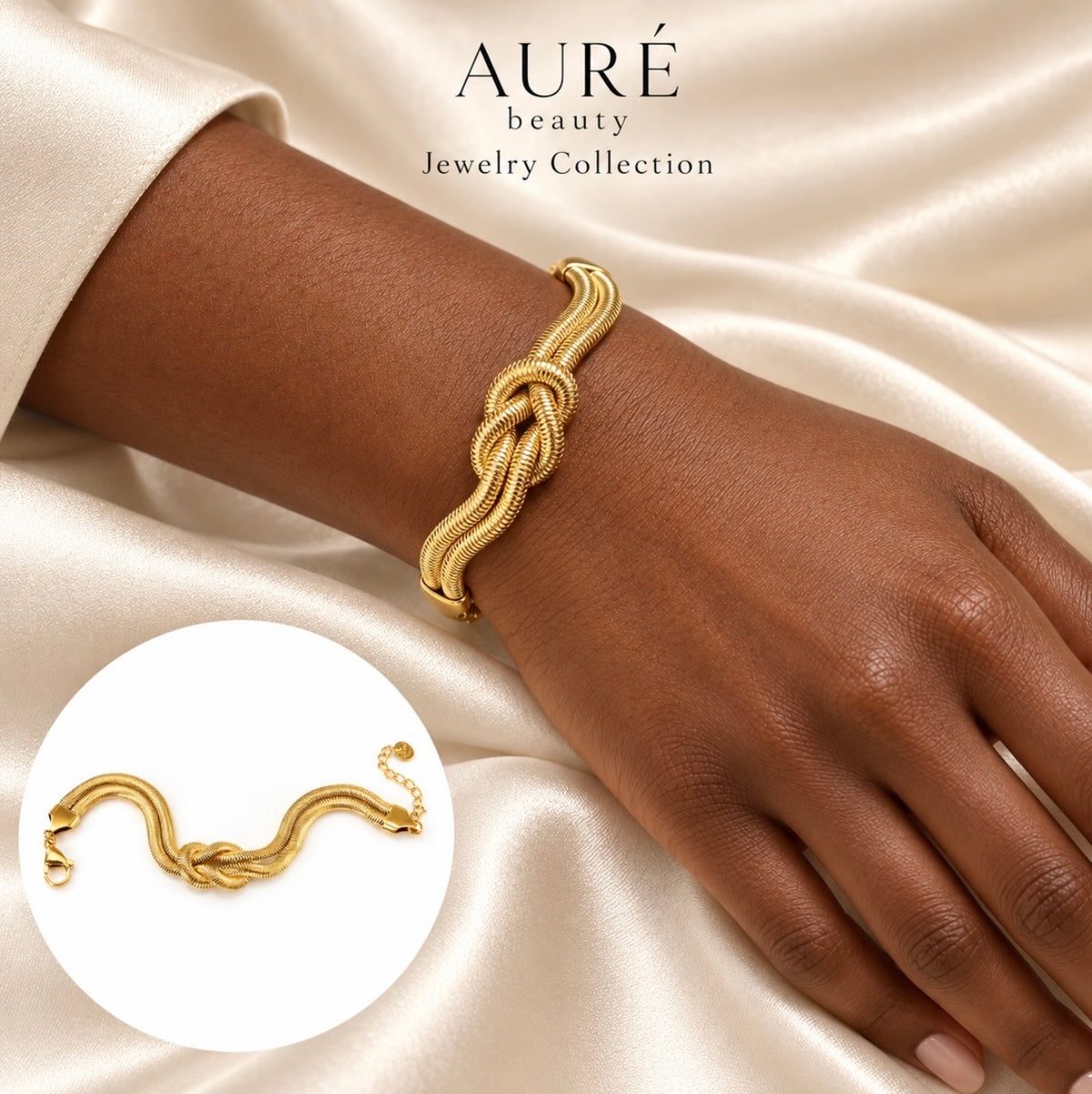 Gold-Tone Multi-Strand Chain Bracelet