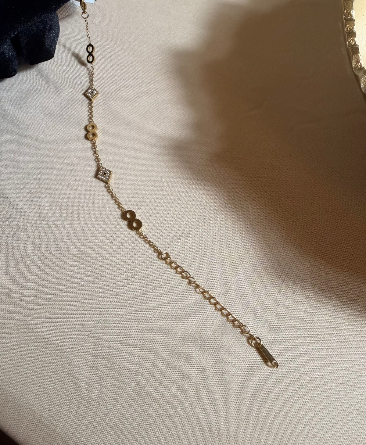 Infinity Rhombus Crystal Bracelet